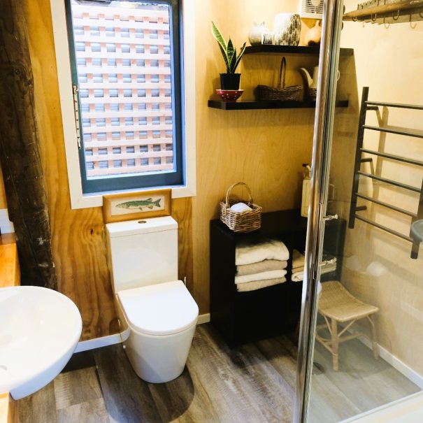 New bathroom with shower