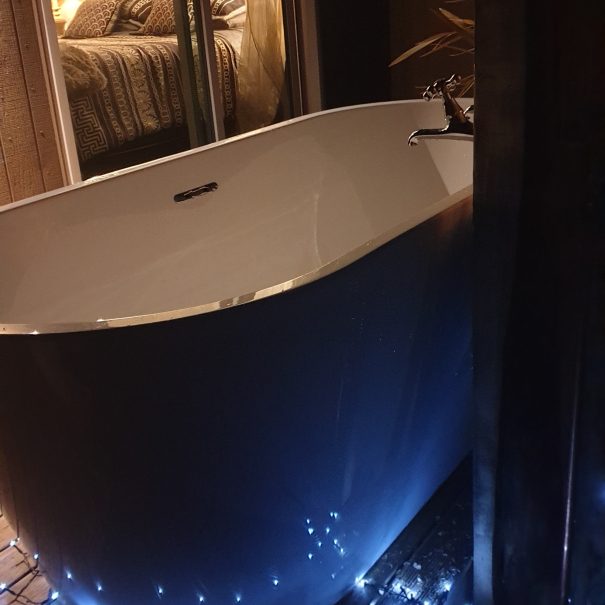 Luxuriate here under a dark-sky night or skudding fluffy clouds